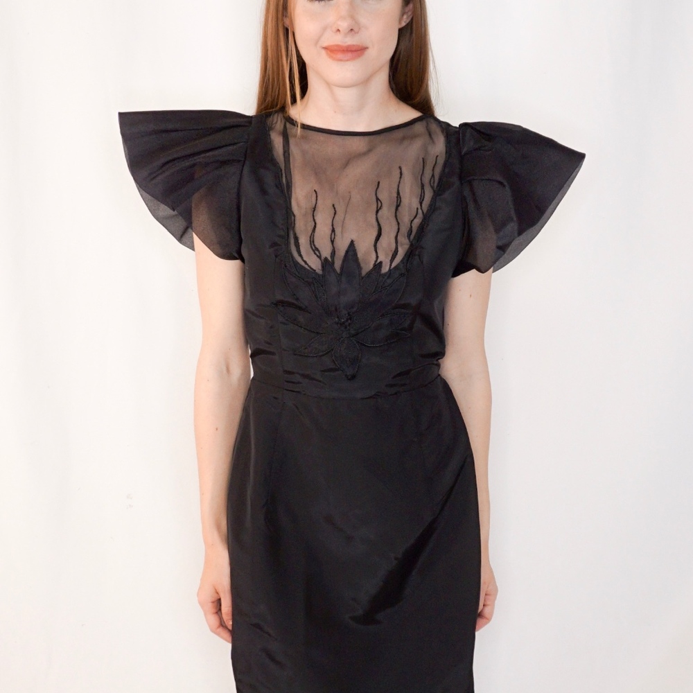 Vintage Roberta California Lotus Unique Dress 0739 - Picture 8 of 8